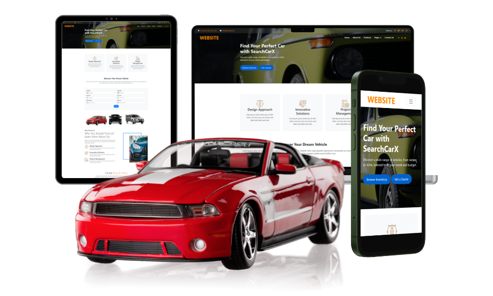 Additional Carx website theme preview